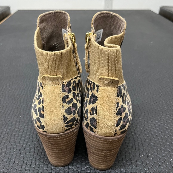 Toms Leopard print Sadie wedge boot, size 8.5, EUC - Picture 3 of 10